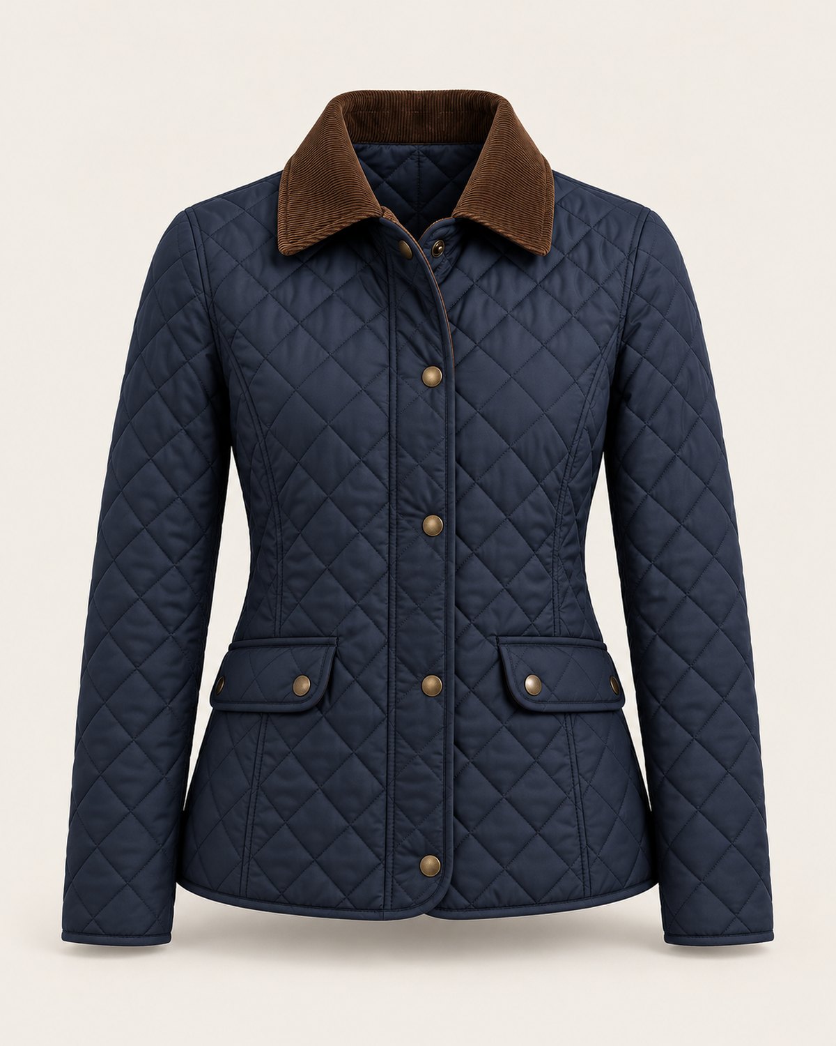 Women's Navy Malton Quilted Jacket